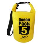 Vodotěsná taška, objem 5 litrů, žlutá