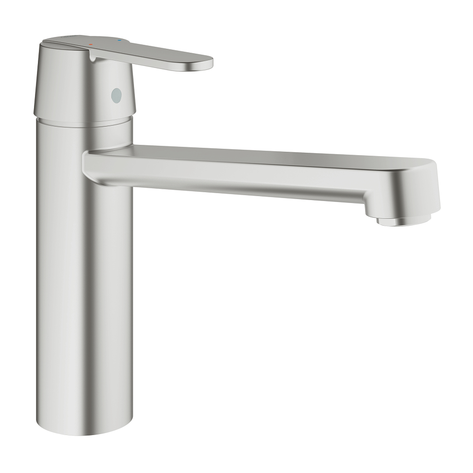 GROHE Získejte jednopákovou dřezovou baterii, 1/2″ #30196DC0 - supersteel