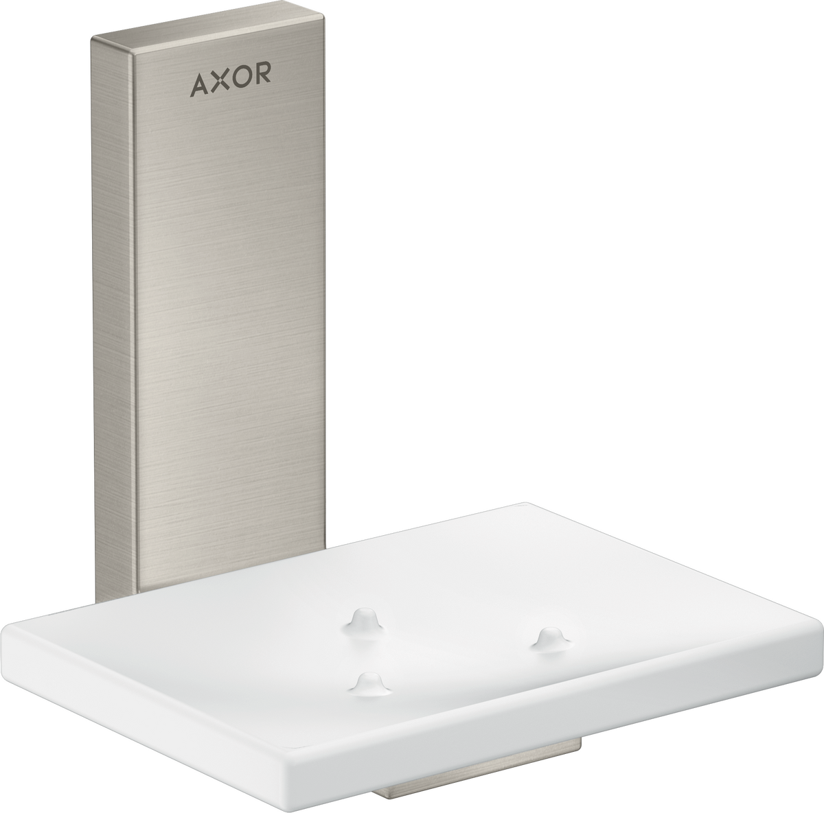 HANSGROHE AXOR Univerzální obdélníková mýdlenka #42605800 - nerezová ocel Optic