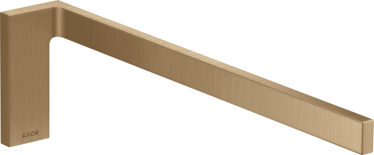 HANSGROHE AXOR Universal Rectangular Věšák na ručník #42626140 - kartáčovaný bronz