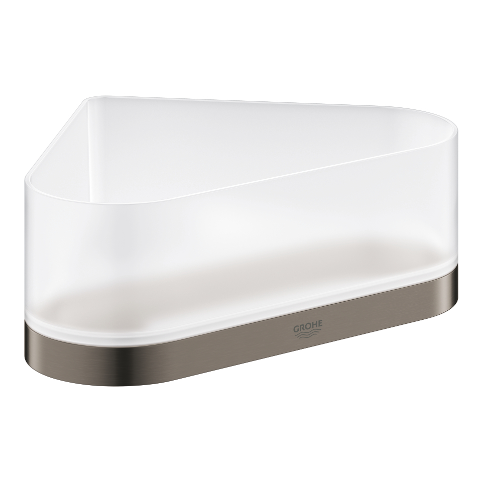 GROHE Selection rohová miska do sprchy s držákem #41038AL0 - kartáčovaný Hard Graphite