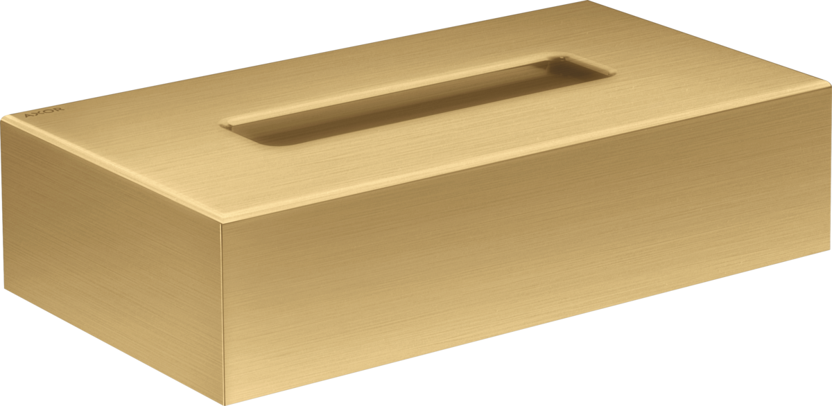HANSGROHE AXOR Universal Circular box na kosmetické kapesníky #42873250 - Brushed Gold Optic