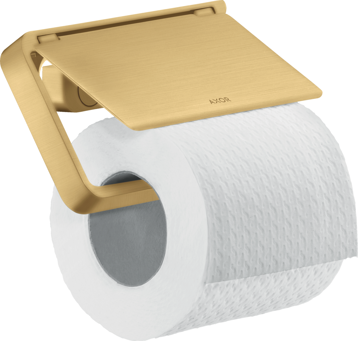 HANSGROHE AXOR Universal Softsquare držák toaletního papíru #42836250 - Brushed Gold Optic