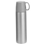 Termoska s hrnkem 500 ml, stříbrná