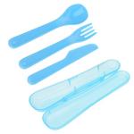 Příborová sada, plast, modrá #150012833