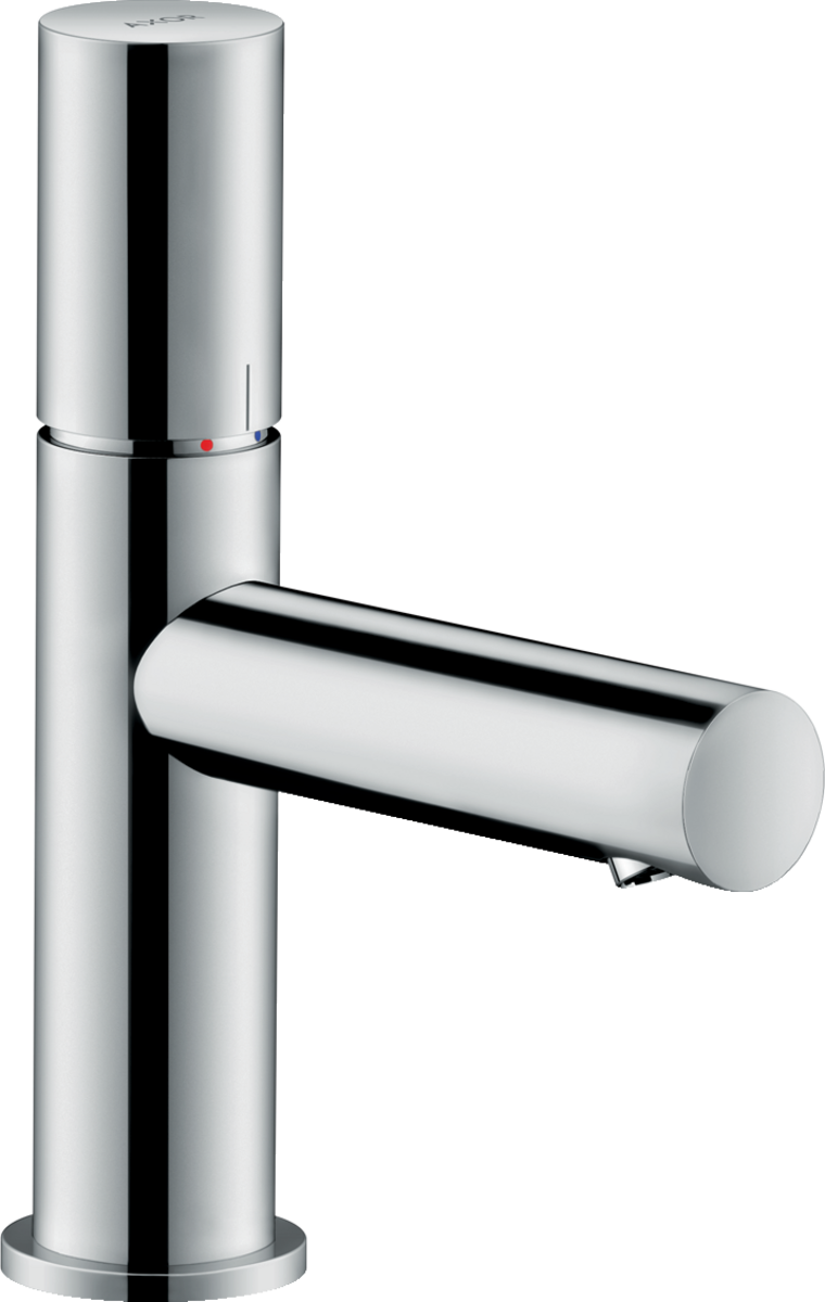 HANSGROHE AXOR Uno Páková umyvadlová baterie 80 s rukojetí Zero a odtokovou soupravou #45005000 - chrom
