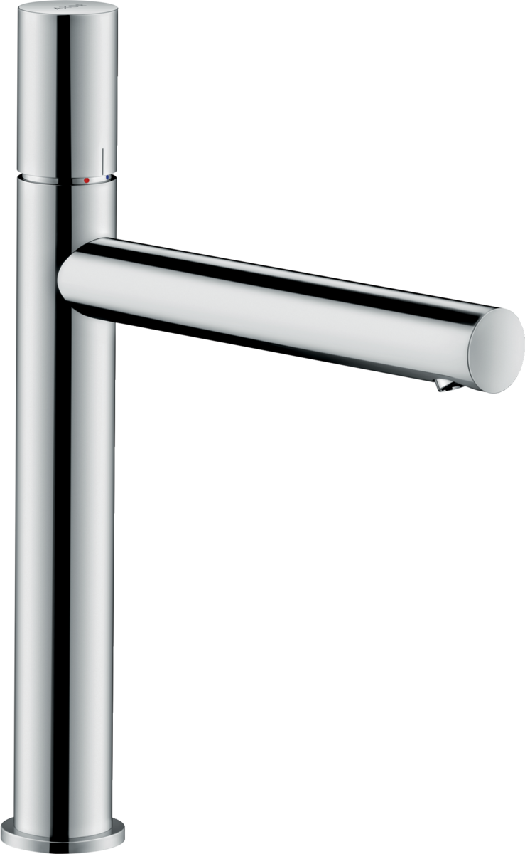 HANSGROHE AXOR Uno Páková umyvadlová baterie 200 s rukojetí Zero a odtokovou soupravou #45003000 - chrom