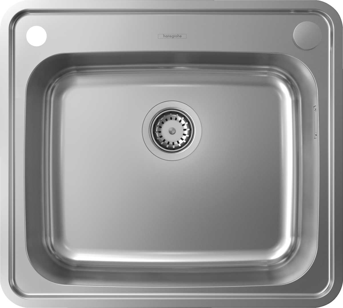 HANSGROHE S41 S412-F500 Vestavný dřez 500 nerezová ocel 43336800
