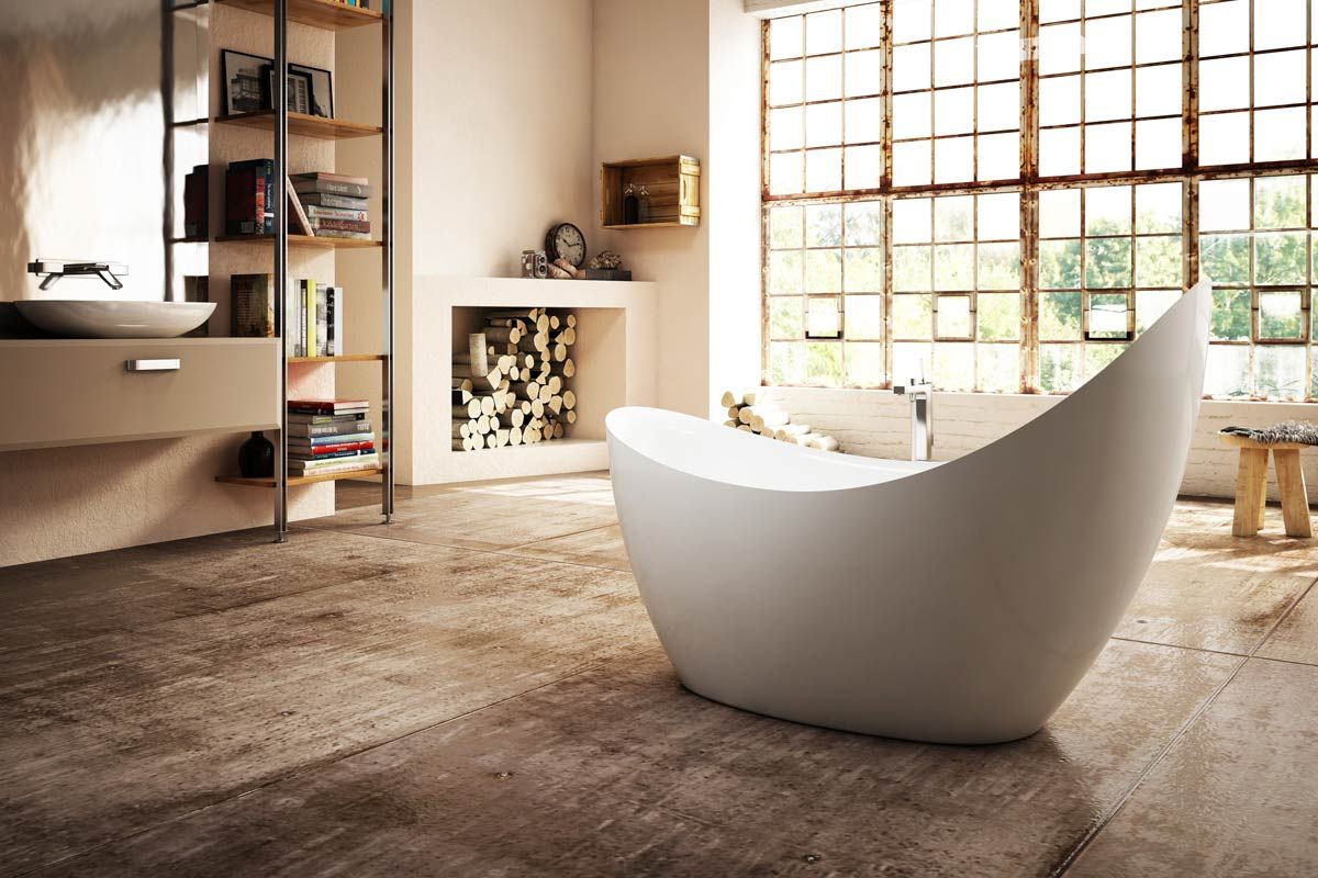 KREINER MOON CRESENT vana 2015x800x762mm volně stojící