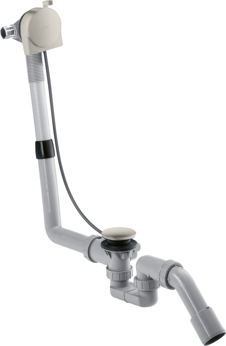 HANSGROHE Kompletní sada vanové výpusti, odpadu a přepadu pro standardní vany #58307800 - nerezová ocel Optic
