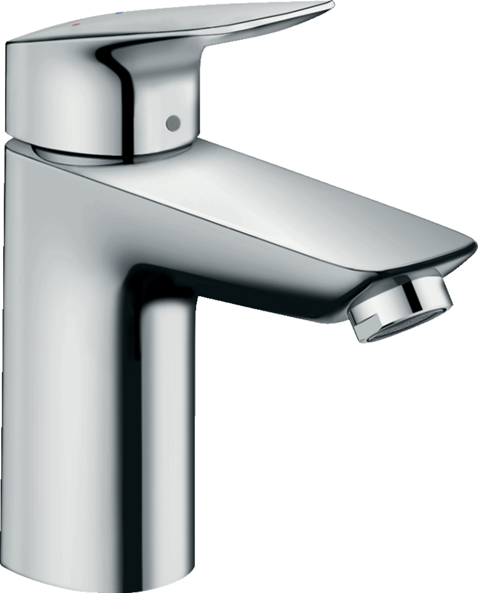 HANSGROHE Logis Páková umyvadlová baterie 100 bez odtokové soupravy #71101000 - chrom