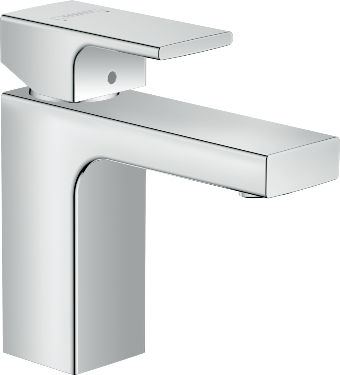 HANSGROHE Vernis Shape Páková umyvadlová baterie 100 s kovovou odtokovou soupravou s táhlem chrom 71568000