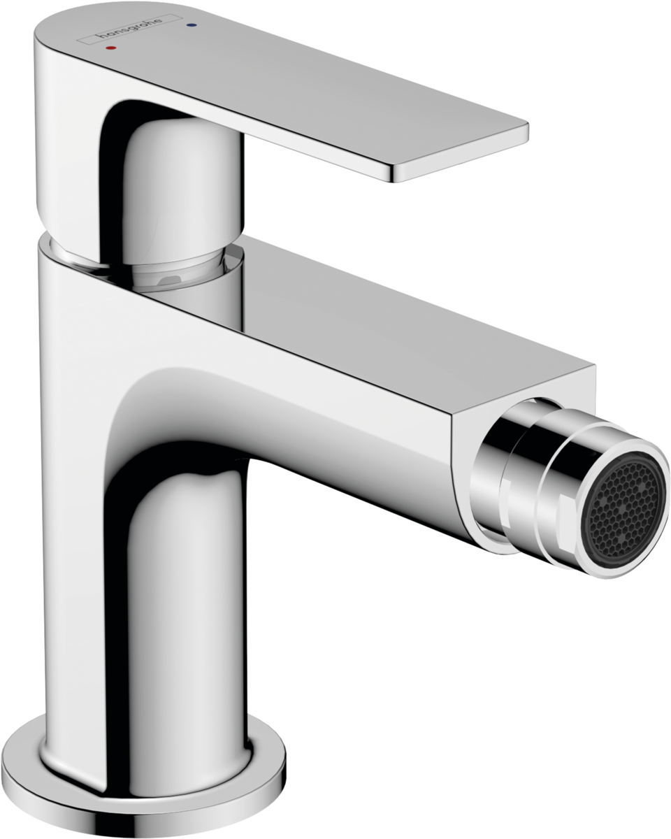 HANSGROHE Rebris E Páková bidetová baterie s kovovou odtokovou soupravou s táhlem #72213000 - chrom