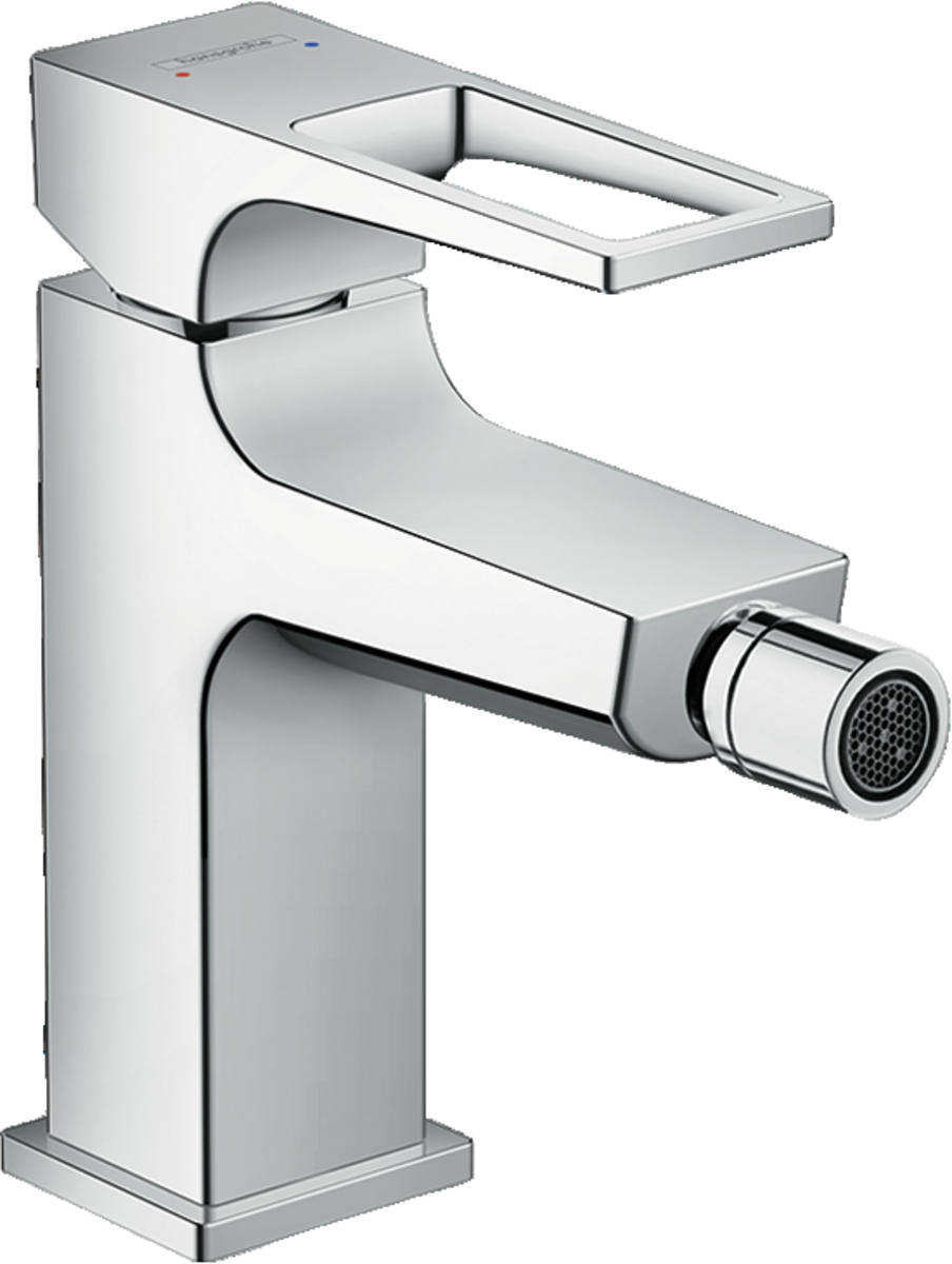 HANSGROHE Jednopáková bidetová baterie Metropol s obloukovou rukojetí a vyskakovacím výtokovým otvorem #74520000