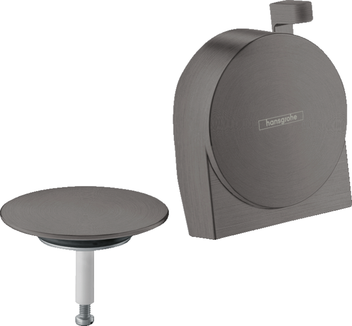 HANSGROHE Exafill S vrchní sada #58117340 - kartáčovaný černý chrom