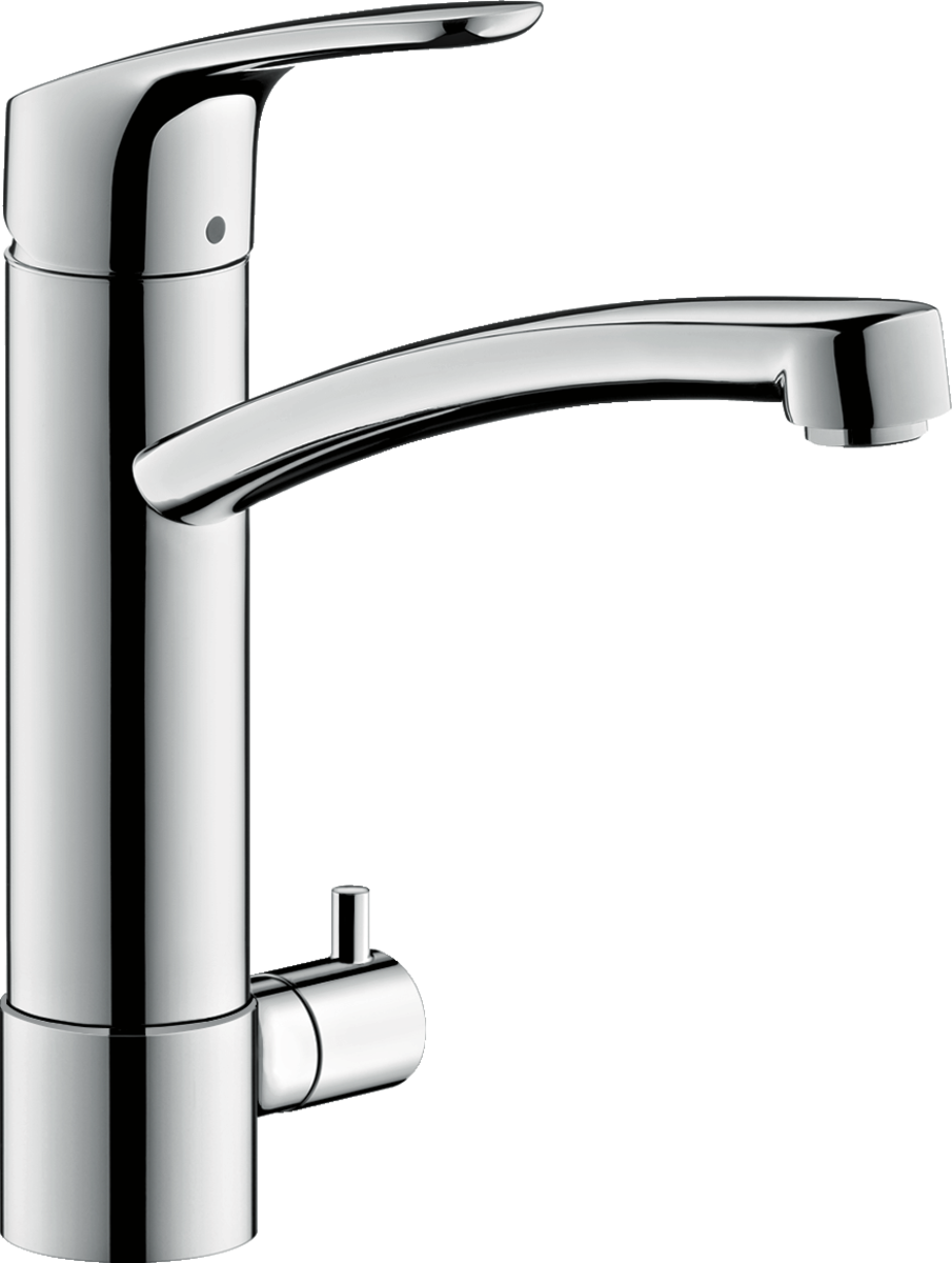 HANSGROHE Focus M41 Páková kuchyňská baterie 200, uzavírací ventil pro spotřebič, 1jet #31803000 - chrom