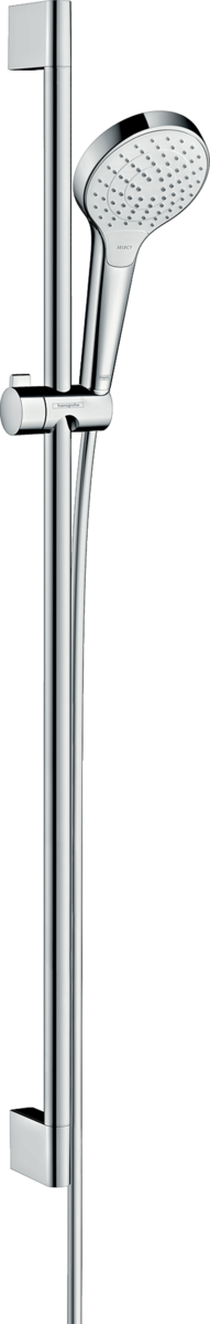 HANSGROHE Croma Select S Sprchová sada Vario EcoSmart se sprchovou tyčí 90 cm #26573400 - bílá/chrom