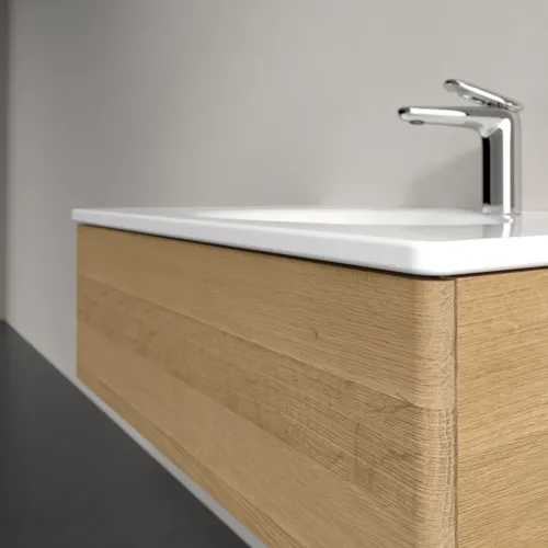 VILLEROY BOCH Toaletní skříňka Antao, 1 zásuvka, 788 x 256 x 496 mm, přední strana bez konstrukce, medový dub #K01000HN, obrázek 5