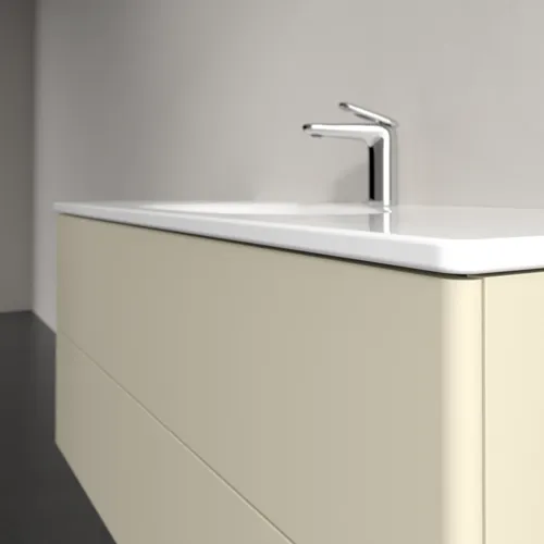 VILLEROY BOCH Toaletní skříňka Antao, 2 výsuvy, 1188 x 504 x 492 mm, přední strana bez konstrukce, hedvábně šedý matný lak #K06000HJ, obrázek 5