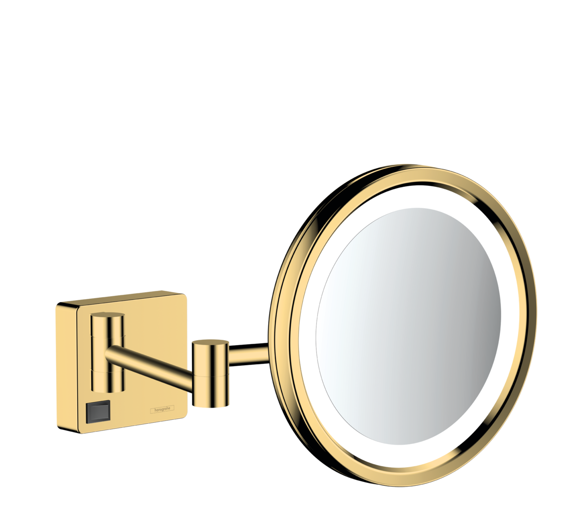 HANSGROHE AddStoris kosmetické zrcatko s LED osvětlením #41790990 - Polished Gold Optic