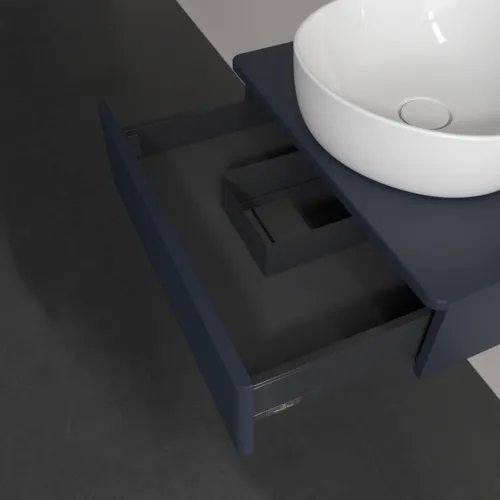 VILLEROY BOCH Toaletní skříňka Antao, 1 zásuvka, 600 x 190 x 500 mm, texturovaná přední část, Midnight Blue Matt Lacquer / Midnight Blue Matt Lacquer #K07110HG, obrázek 7