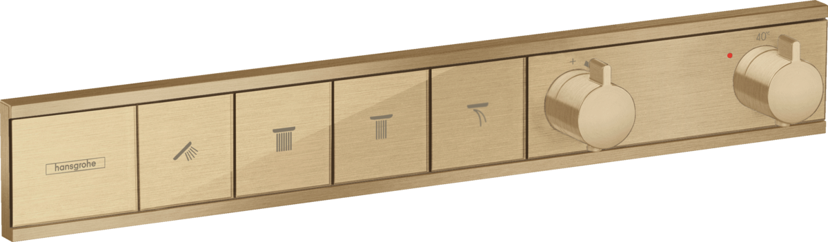 HANSGROHE RainSelect termostat pod omítku, 4 ventily #15382140 - kartáčovaný bronz