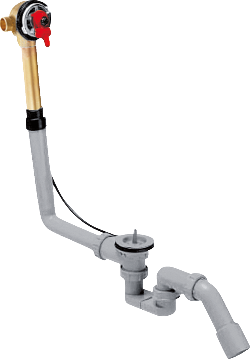 HANSGROHE Exafill základní těleso vanového výtoku, odtoková a přepadová souprava pro normální vany #58125180