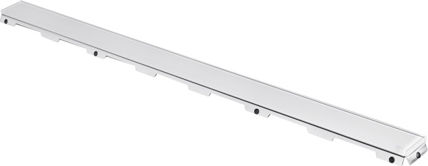 TECE TECEdrainline glass cover for shower channel, polished stainless steel, white, 800 mm 600891
