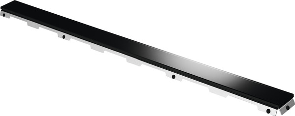 TECE TECEdrainline skleněný kryt pro sprchový žlab, rovný, 1000 mm, Černé sklo 601092