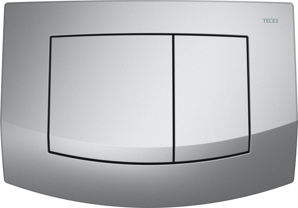 TECE TECEambia toilet flush plate dual-flush system, matt chrome #9240225