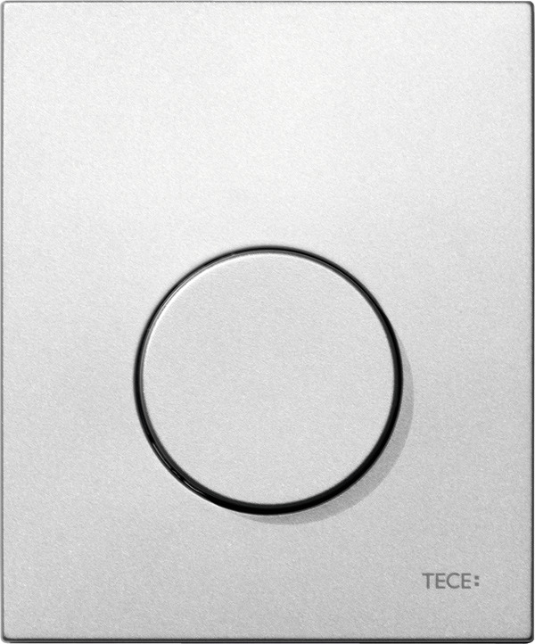 TECE TECEloop urinal flush plate plastic incl. cartridge, matt chrome #9242625