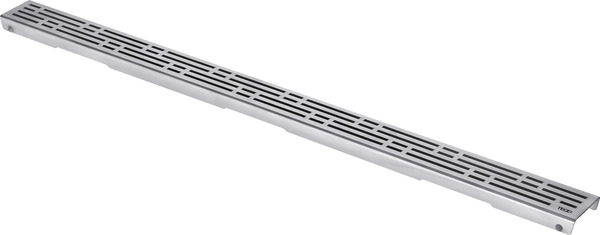 TECE TECEdrainline design grate "basic", brushed stainless steel, 800 mm #600811