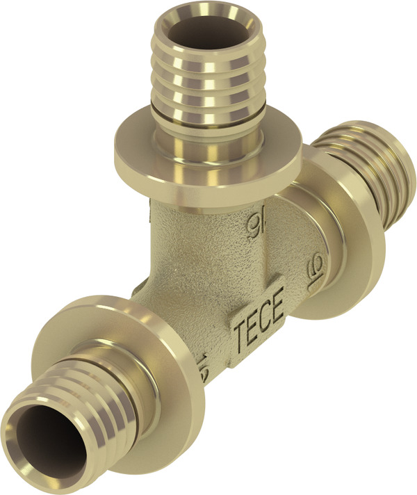 TECE TECEflex Tee dimension 40 x 40 x 40, silicon bronze #710140
