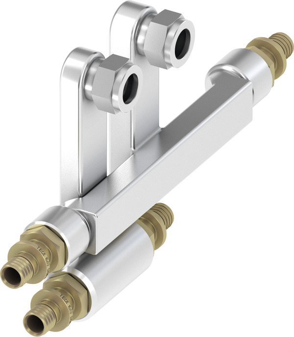 TECE Spojovací sada TECEflex SLHK 20 x 15 Cu x 16 mm, poniklovaná #730120