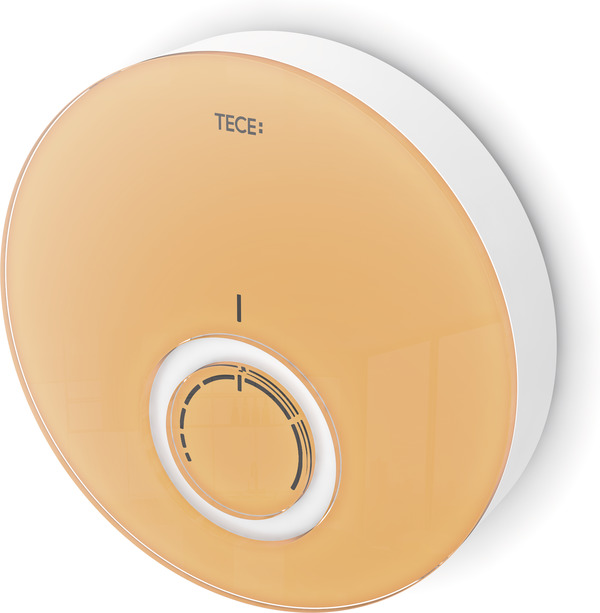 TECE Kryt designového termostatu TECEfloor DT, oranžové; sklo, oranžový kryt 77400017
