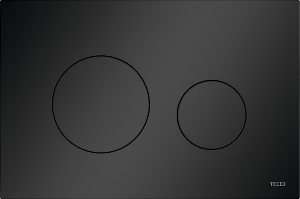 TECE TECEloop plastové dvoumnožstevní ovládací tlačítko pro WC, matná černá 9240925