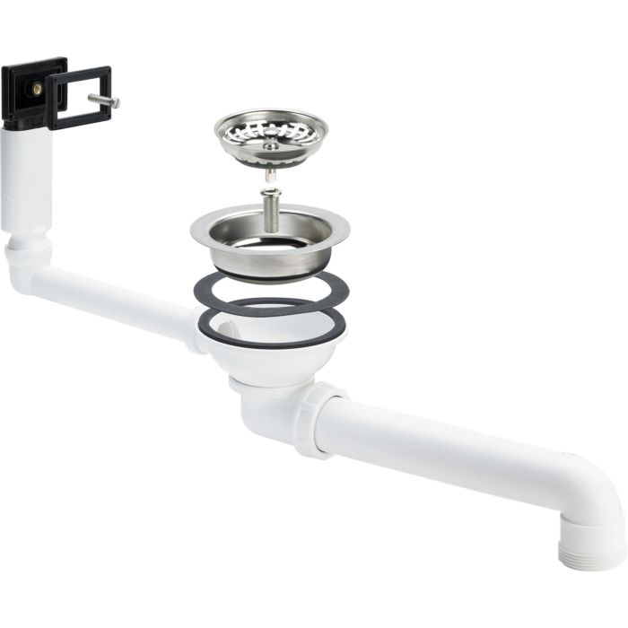 VIEGA dřezový sifon - odtok/přepad G 11"/ průměr misky 114,5 mm 678548 / 7139.151