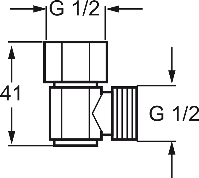 HANSA Emptying valve, G1/2, DN15 #04050100