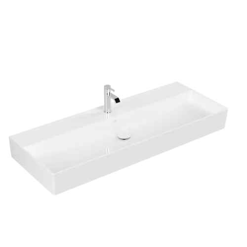 VILLEROY BOCH Umyvadlo Memento 2.0, 1200 x 470 x 150 mm, bílá Alpine CeramicPlus, bez přepadu, leštěné #4A22CHR1