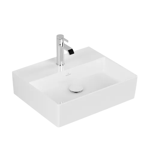 VILLEROY BOCH Umyvadlo Memento 2.0, 500 x 420 x 140 mm, bílá Alpine CeramicPlus, bez přepadu #4A2251R1