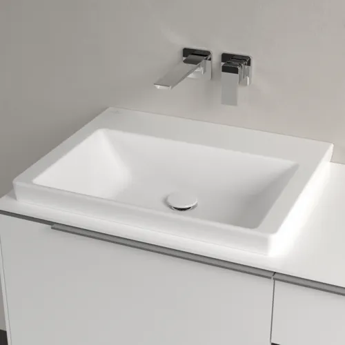 VILLEROY BOCH Umyvadlo Subway 3.0, 600 x 470 x 165 mm, bílá Alpine CeramicPlus, bez přepadu, leštěné #4A706FR1, obrázek 3