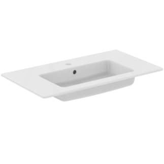 IDEAL STANDARD Nábytkové umyvadlo Eurovit 815x450 mm, s 1 otvorem pro baterii, s otvorem pro přepad (kulatý) #E066901 - Bílá (Alpine)