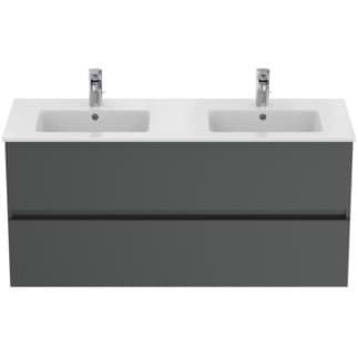 IDEAL STANDARD Dvojitá toaletní skříňka Eurovit+ 1200x440 mm, se 2 výsuvnými dveřmi s měkkým zavíráním #R0266TI, obrázek 5