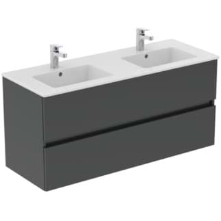 IDEAL STANDARD Dvojitá toaletní skříňka Eurovit+ 1200x440 mm, se 2 výsuvnými dveřmi s měkkým zavíráním #R0266TI, obrázek 3