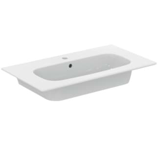 IDEAL STANDARD i.life A nábytkové umyvadlo 840x460mm, s 1 otvorem pro baterii, s otvorem pro přepad (kulatý) #T462001 - Bílá (Alpine)