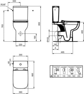 IDEAL STANDARD Splachovací nádržka Ideal Standard i.life A #T472501 - Bílá (Alpine), obrázek 6
