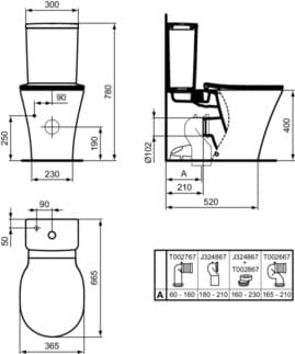 IDEAL STANDARD WC sedátko Connect Air, sendvičové #E036501 - Bílá (Alpine), obrázek 9