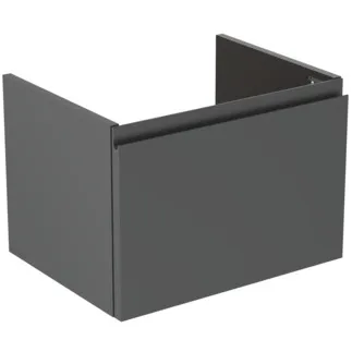 IDEAL STANDARD Toaletní skříňka Finesse 530x409 mm, s 1 výsuvnou deskou s měkkým zavíráním #E3408Y2 - antracit matný