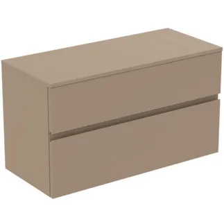 IDEAL STANDARD Toaletní skříňka Finesse 1002x440 mm, se 2 výsuvy Soft-Close, s umyvadlovou deskou #E3424UP