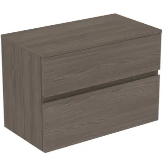 IDEAL STANDARD Toaletní skříňka Finesse 802x440 mm, se 2 výsuvy Soft-Close, s umyvadlovou deskou #E3423UR